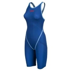Arena Powerskin Carbon Core FX Open Back -Sport Blue Motion 003660 730 w pwskin carbon core fx fbslob 002 fr s