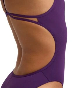 Arena Women's Solid Lace Back -Sport Blue Motion 004651 911 women s swimsuit lace back solid 005