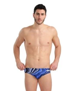 Arena Marbled Brief 13 Arena Marbled Brief -Sport Blue Motion 005554 770 men s swim briefs marbled 001 o