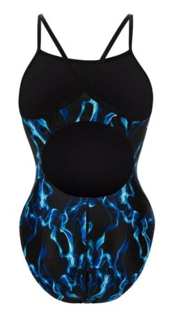 Dolfin Women's Print V-Back One Piece 19 Dolfin Women's Print V-Back One Piece -Sport Blue Motion 0100 b13d back