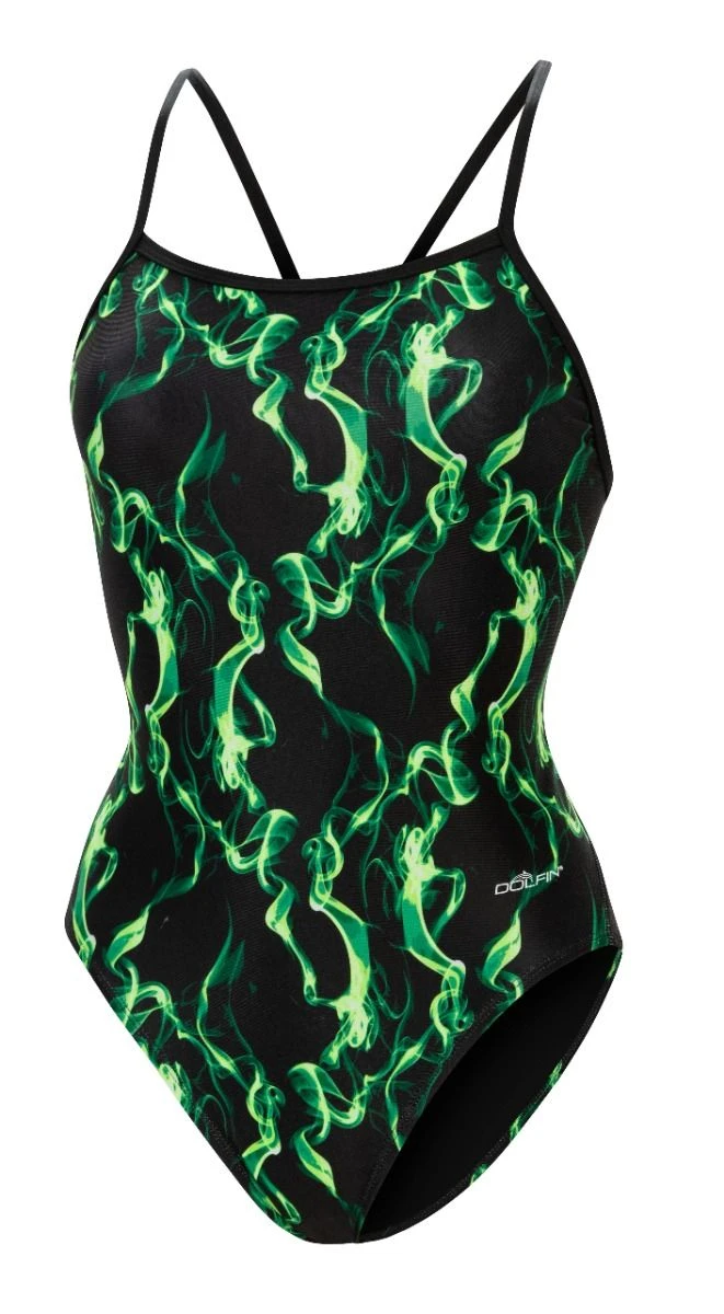 Dolfin Women's Print V-Back One Piece 6 Dolfin Women's Print V-Back One Piece - Image 4