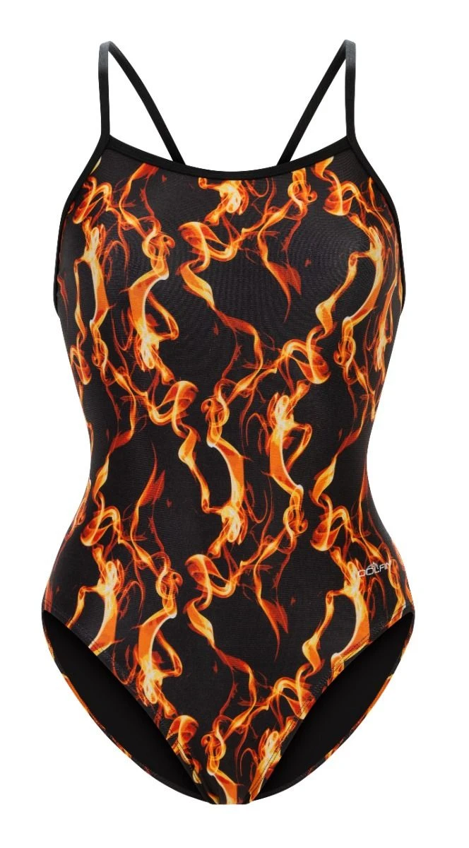 Dolfin Women's Print V-Back One Piece 10 Dolfin Women's Print V-Back One Piece - Image 8