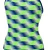 Dolfin Women's Print DBX Back One Piece -Sport Blue Motion 0231 b44d front 4