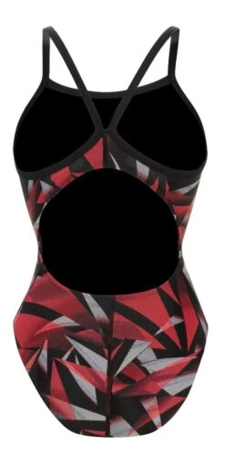Dolfin Women's Print V2 Back One Piece -Sport Blue Motion 0531 a35d back