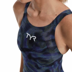 TYR Avictor Exolon Open Back Kneeskin 21 TYR Avictor Exolon Open Back Kneeskin -Sport Blue Motion 10