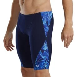 TYR Crystalized Jammer 32 TYR Crystalized Jammer -Sport Blue Motion 11 1
