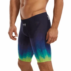 TYR Venzo Influx Low Waist Jammer 25 TYR Venzo Influx Low Waist Jammer -Sport Blue Motion 12 3