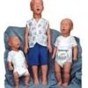 Simulaids Kim Kevin Or Kyle Pediatric CPR Training Manikins -Sport Blue Motion 13047