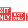 Exit Only Sign -Sport Blue Motion 18122