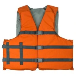 RISE Adult Rip Stop Life Vest -Sport Blue Motion 2001rs rustic orange front