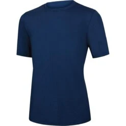RISE Solid Short Sleeve Crew Neck Rashguard -Sport Blue Motion 2600n