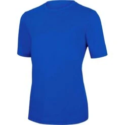 RISE Solid Short Sleeve Crew Neck Rashguard -Sport Blue Motion 2600ro