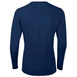 RISE Solid Long Sleeve Crew Neck Rashguard -Sport Blue Motion 2604n back