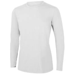 RISE Solid Long Sleeve Crew Neck Rashguard -Sport Blue Motion 2604w