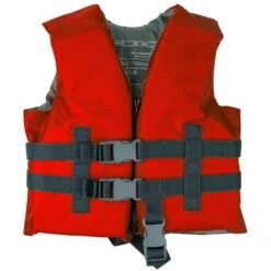 RISE Children's Rip Stop Life Vest -Sport Blue Motion 3004rs red front
