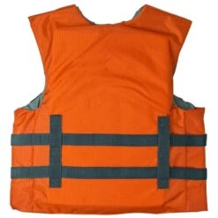 RISE Youth Rip Stop Life Vest -Sport Blue Motion 3007rs rustic orange back2
