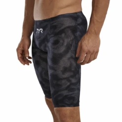 TYR Avictor Exolon Low Waist Jammer -Sport Blue Motion 3 2 1