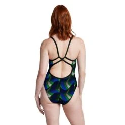 Speedo Precision Strappy Crossback -Sport Blue Motion 4 10
