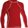 RISE Solid Long Sleeve Rashguard -Sport Blue Motion 501ls front red