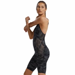 TYR Avictor Exolon Open Back Flex Hip Kneeskin -Sport Blue Motion 5 4 1