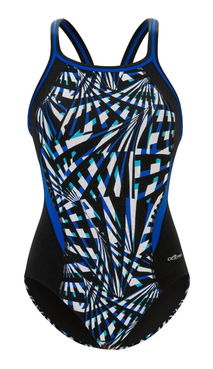 Dolfin Women's Print Color Block DBX Back One Piece 13 Dolfin Women's Print Color Block DBX Back One Piece - Image 11
