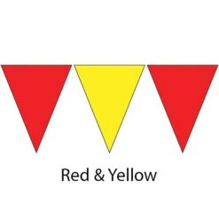 Plastic Backstroke Flags - 45 Ft. (Pair) 20 Plastic Backstroke Flags - 45 Ft. (Pair) -Sport Blue Motion 600120 red ylw