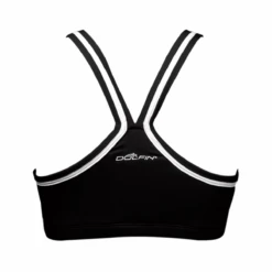 Dolfin Women's Solid 2-Piece Top -Sport Blue Motion 6582c back black