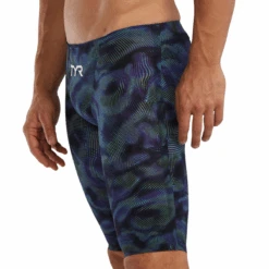 TYR Avictor Exolon Low Waist Jammer -Sport Blue Motion 7