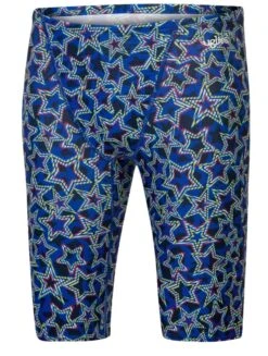 Dolfin Men's Print Jammer -Sport Blue Motion 7010 b71d front