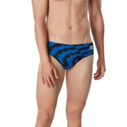 Speedo Vortex Maze Brief 17 Speedo Vortex Maze Brief -Sport Blue Motion 7052264431 x1