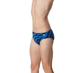 Speedo Vortex Maze Brief 18 Speedo Vortex Maze Brief -Sport Blue Motion 7052264431 x3