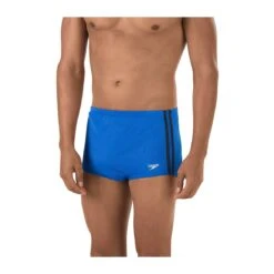 Speedo Solid Poly Mesh Square Leg -Sport Blue Motion 705970 sapphire front