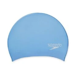 Speedo Long Hair Silicone Cap -Sport Blue Motion 7510036 420 1