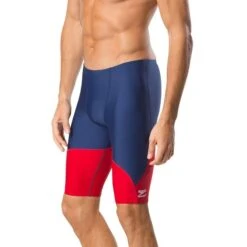 Speedo Spark Splice Jammer 19 Speedo Spark Splice Jammer -Sport Blue Motion 7705914 0014 navy red front 1