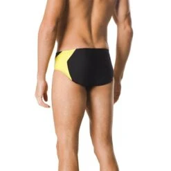 Speedo Spark Splice Brief 20 Speedo Spark Splice Brief -Sport Blue Motion 7705915 0002 black yellow back