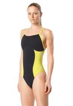 Speedo Spark Splice Flyback Swimsuit -Sport Blue Motion 7719914 971