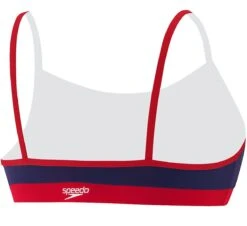 Speedo Guard Thin Strap Top -Sport Blue Motion 781106 back navy red