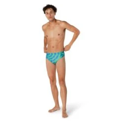 Speedo ST Vortex Maze Brief 29 Speedo ST Vortex Maze Brief -Sport Blue Motion 8 002573421 x4