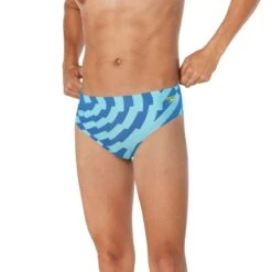 Speedo ST Vortex Maze Brief 30 Speedo ST Vortex Maze Brief -Sport Blue Motion 8 002573431 x1