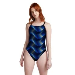 Speedo Precision Strappy Crossback -Sport Blue Motion 8 004053431 x1