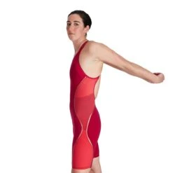 Speedo Fastskin LZR Pure Intent Open Back Kneeskin -Sport Blue Motion 8 11974h235 x3