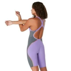 Speedo Fastskin LZR Pure Intent Open Back Kneeskin -Sport Blue Motion 8 11974h551 x3