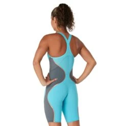 Speedo Fastskin LZR Pure Intent Closed Back Kneeskin 25 Speedo Fastskin LZR Pure Intent Closed Back Kneeskin -Sport Blue Motion 8 11975h578 x3
