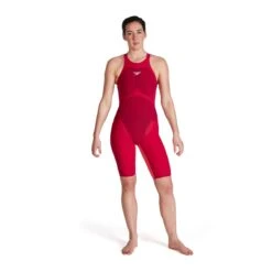 Speedo Fastskin LZR Pure Valor Open Back Kneeskin -Sport Blue Motion 8 11978h231 x3