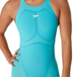 Speedo Fastskin LZR Pure Valor Closed Back Kneeskin -Sport Blue Motion 8 11979h554 w1