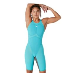 Speedo Fastskin LZR Pure Valor Closed Back Kneeskin -Sport Blue Motion 8 11979h554 x1
