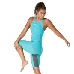 Speedo Fastskin LZR Pure Valor Closed Back Kneeskin -Sport Blue Motion 8 11979h554 x5