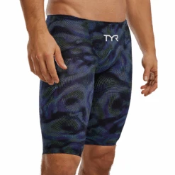 TYR Avictor Exolon Low Waist Jammer -Sport Blue Motion 8
