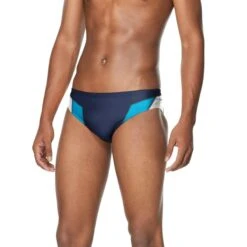 Speedo Edge Splice Brief 28 Speedo Edge Splice Brief -Sport Blue Motion 8 7052258427 x1