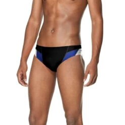 Speedo Edge Splice Brief 38 Speedo Edge Splice Brief -Sport Blue Motion 8 7052258976 x1